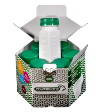 Pakiranje Powerbiotic® fermentiranog napitka s probioticima i eko-certificiranim kozjim mlijekom